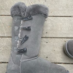 Lamb Genuine Suede Boots